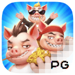 Three Crazy Piggies